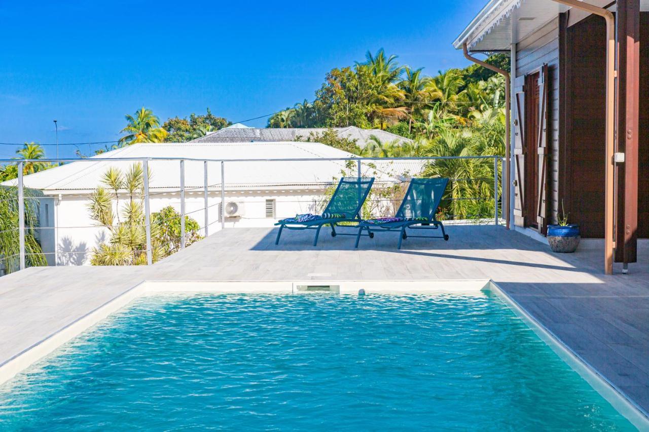 Lala Mangue-4Chambres-8Pers-Piscine Privee-Vue Mer Sainte-Rose Luaran gambar